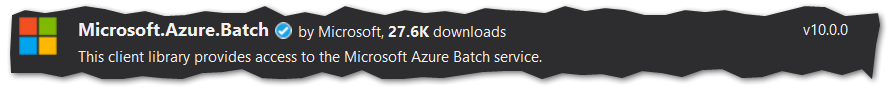 Batch Nuget