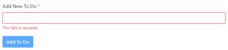 Required field in reactive form in Angular